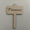 Drevená tabuľka Vianoce