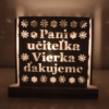Darček p. učiteľke s menom na želanie