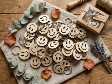 Drevené kľúčenky / prívesky