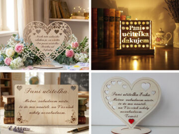 Darčeky pre pani učiteľky